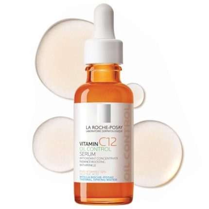 Designed for oily and combination skin, this face serum boosts radiance and reduces the appearance of wrinkles. Formulated with Vitamin C Guard technology and a concentration of 12% Pure Vitamin C, for excellent stability and antioxidant efficacy.This liquid, clear and fast-absorbing serum formula effectively rebalances skin for oil control and a healthy glow. Tested on all skin tones.Key Benefits:31% improvement in skin radiance*82% saw the appearance of wrinkles reduced**Rebalances skin for oil control and a healthy glowAfter 2 weeks, skin tone is more even and has more radianceContinously, skin is renewed and overall appearance looks improvedDermatologist Tested for SafetySuitable for oily skinNon-ComedogenicTested on Sensitive SkinAllergy Tested Formula with FragranceParaben Free*Clinical study, 80 subjects, application 2x a day for 56 days**Consumer study, 80 subjects, after 56 daysKey Ingredients:Vitamin C Guard Technology: With 12% Pure Vitamin C concentration formulated with Vitamin C Guard technology for excellent stability and antioxidant efficacySalicylic Acid: Known for it's effective exfoliating properties to help clear and refine the appearance of pores.